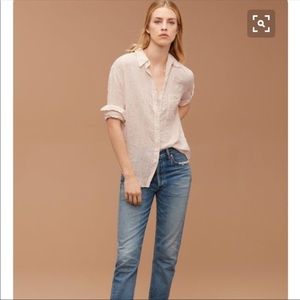 BNWT Aritzia Veritas Linen Shirt - sz S